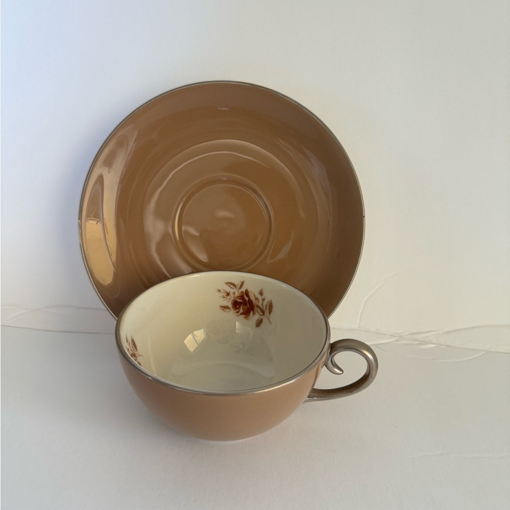 Flintridge Cambria China California Cocoa Brown Rose